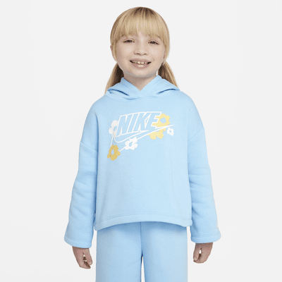 Nike Floral Fleece Little Kids Graphic Hoodie. Nike